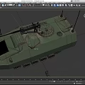Armored Vehicle Light Machine Gun Armored Vehicle Transporter Armored Vehicle Launcher Infantry Fighting Vehicle Low Face Number Low Model Simple Model Video Class Super Realistic High Precision 3d model