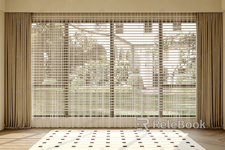 Modern Curtain Screen Venetian Blinds model