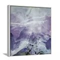 Soft Abstract Painting With Purple White Watercolor Fluid Blended Artistic Textures