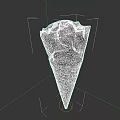 Delicious Chocolate Ice Cream Cone With Waffle Cone And Crunchy Nuts Topping
