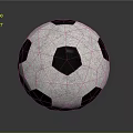 Classic Black And White Soccer Ball With Hexagonal Pattern And Textured Surface For Sports