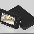 Wii U Digital Entertainment Console With GamePad Controller And Touch Screen 3d model