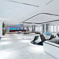School Modern Auditorium With Red Seats Large Screens Modern Lighting And Marble Floor