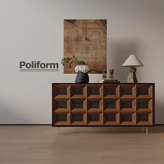 Modern Entrance Cabinet 3d model