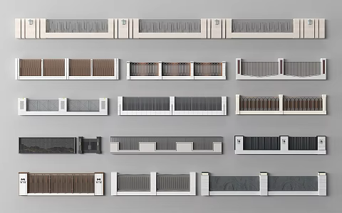 Fence 3d model