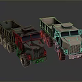 Two Military Armored Tanks In Camouflage And Beige Color With Heavy Duty Design