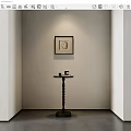 Side table 3d model