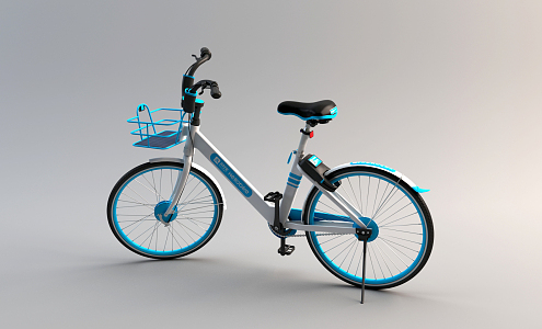 Harrow Shared Bike Modern Bike 3d model