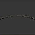 Antique Iron Shield with Gold Finish and Rustic Carved Details in Medieval Style