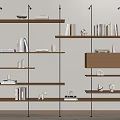 Modern Bookshelf 3d model