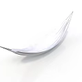 White Hammock with Hanging Ropes for Outdoor Relaxation and Comfort