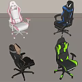 Stylish Office Gaming Chairs In Various Colors With Ergonomic Design Features