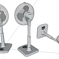 Different Types of Electric Cooling Fans Including Floor Standing and Wall Mounted Styles