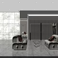 Modern Clothing Store With Window Display Mannequins And Stylish Outfits