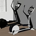 Modern Fitness Equipment Technogym Elliptical Machine Home Space Walking Machine Stepping Machine 3d model
