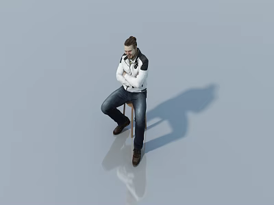 Animal character sketch 3d model