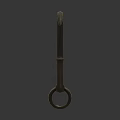 Durable Practical Metal Household Hook For Hanging Items With Curved Design