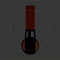 Red And Black Over Ear Headphones With Sleek Design And Comfortable Ear Cushions