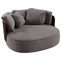 Porada Modern Simple Fabric Sofa Chair Leisure Chair Outdoor Sofa 3d model