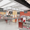 Modern Cosmetics Store 3d model