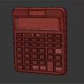 Modern Calculator Electronic Calculator 3d model