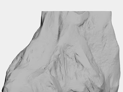 Garden Landscape Artistic Rock Formation With Natural Surface Texture Design 3d model