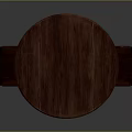 Round Wooden Dining Table And Two Chairs Home Furniture Dining Set