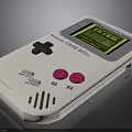 Nintendo Game Boy Classic Handheld Gaming Console With White Design And Pink Buttons