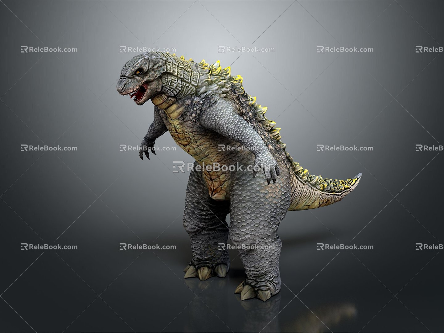 Modern Godzilla Dinosaur Jurassic Pterosaur 3d model