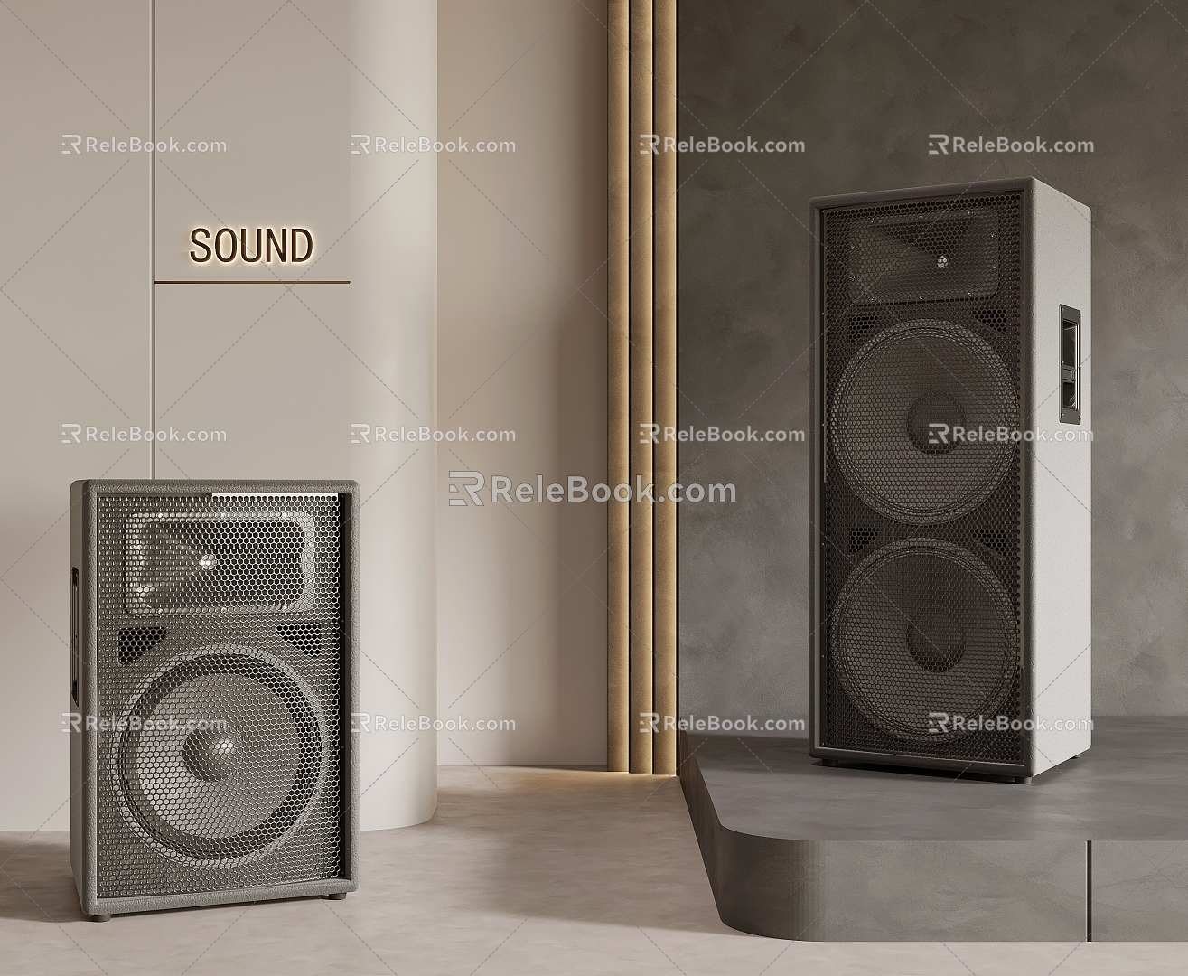 Vertical sound model