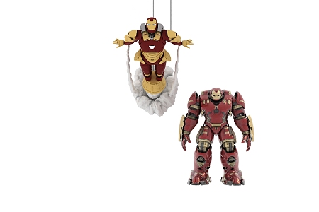 Modern Iron Man Robot 3d model