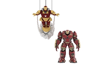 Modern Iron Man Robot 3d model