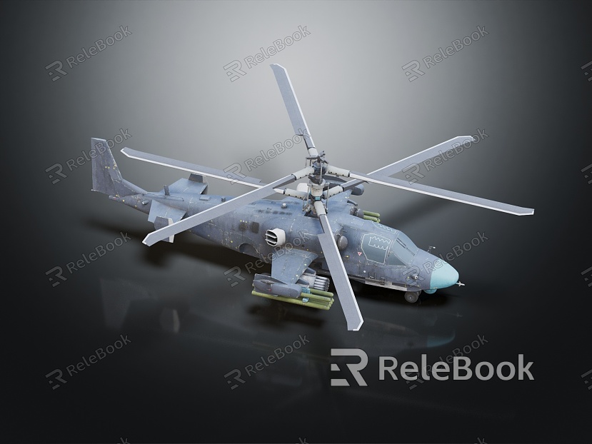 modern helicopter helicopter gunship model