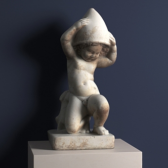 Classical Children's Sculpture 3d model