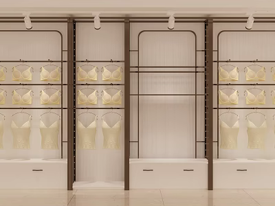 Exhibition Hall Display Cabinet 3d model