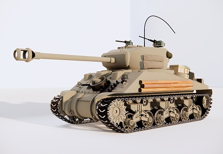 The Modern Sherman Tank 3d model