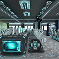 Thumb Change of Modern Internet Cafe 3d model