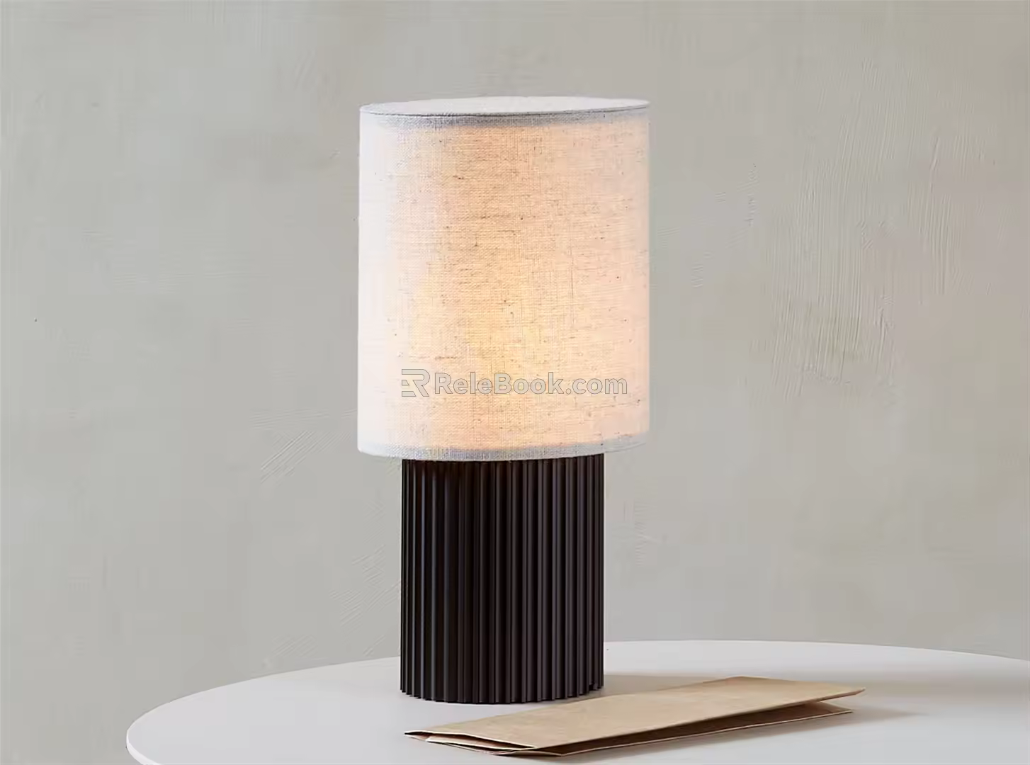 Nordic Table Lamp Minimalist Table Lamp Fabric Table Lamp 3d model