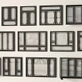 windows doors and windows casement windows bay windows folding antique windows 3d model