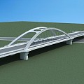 Bridge Bridge Bridge Overpass Bridge Suspension Bridge Cable-stayed Bridge Overpass 3d model