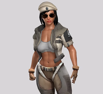 Modern Game Characters 3d model