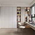 Modern study 3d model