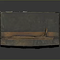 Vintage Wooden Storage Chest With Metal Straps And Decorative Hardware For Home Organization