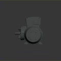 Industrial Gray Electric Motor With Metal Casing Fan Blade And Stable Base Structure