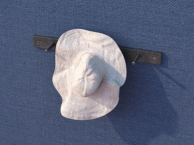 Modern Hat Hook 3d model