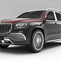 Luxury Black and Red SUV Exterior Design With Silver Alloy Wheels and Front Grille