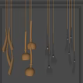 Modern Gold And Glass Chandelier Pendant Hanging Lights For Stylish Kitchen Interior