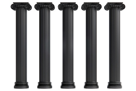 Modern Roman Column 3d model