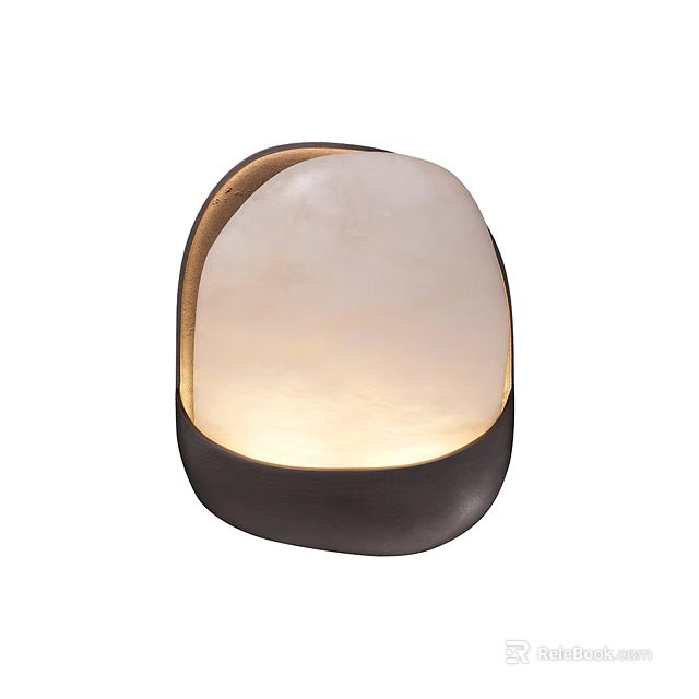Unique Shaped Wall Lamp With Warm Light And Modern Design For Interior Decoration 3d model 