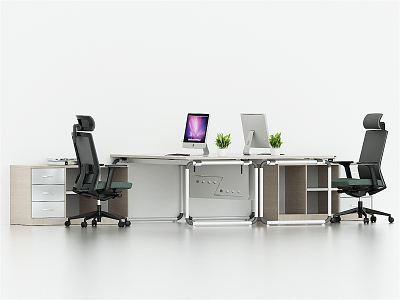 Modern Office Desk and Chair Work Desk Computer Desk Office Chair model